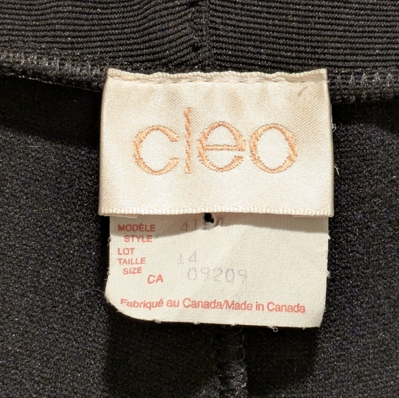 EUC 90s Cleo 14 Stretch Fabric Front Pleat Pants - Picture 5 of 7